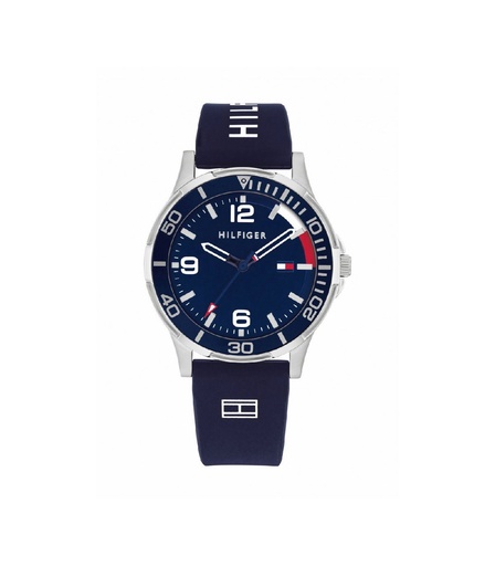 [1720016.] Reloj Tommy Hilfiger Niño Analógico Silicona Azul 1720016