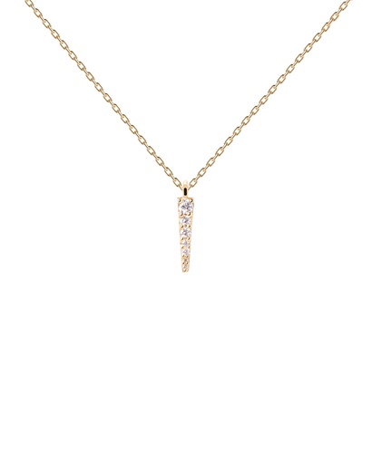 [CO01-478-U] COLLAR PDPAOLA PEAK GOLD NECKLACE