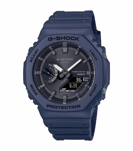 [GA-B2100-2AER] Reloj Casio Hombre G-Shock Tough Solar Azul Marino GA-B2100-2AER