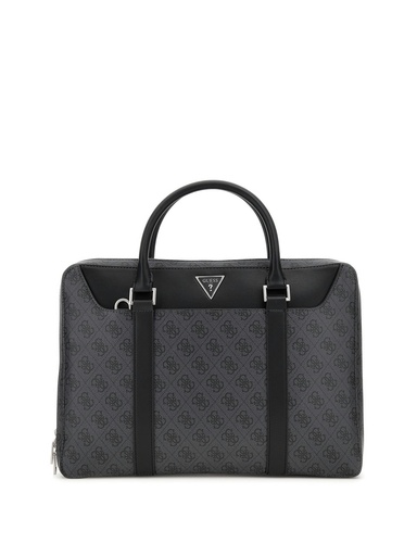 [HMEVZLP3138-BL] BOLSO GUESS PARMA DOCUMENTOS 4G LOGOTIPO GRIS