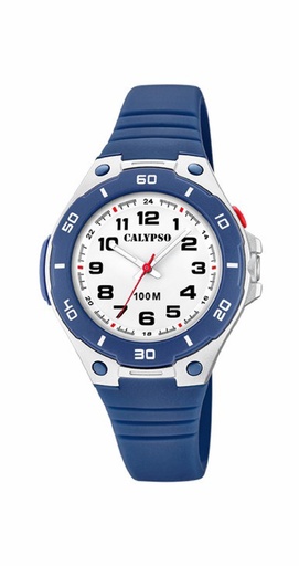 [K5758/2] Reloj Calypso Niño Sweet Time Analógico Caucho Azul K5758/2