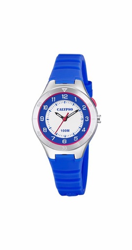 [K5800/3] Reloj Calypso Niño Analógico Silicona Azul K5800/3