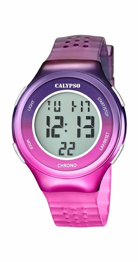 [K5841/6] Reloj Calypso Mujer Splash Analógico  Caucho Rosa K5841/6