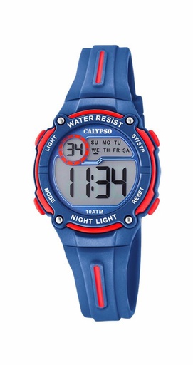 [K6068/4] Reloj Calypso Niño Crush Digital Caucho Azul K6068/4