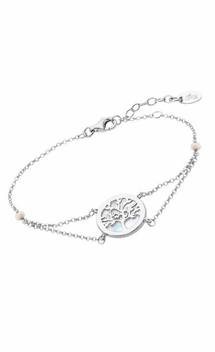 [LP1821-2/1] Pulsera Lotus Silver Mujer Árbol de la Vida