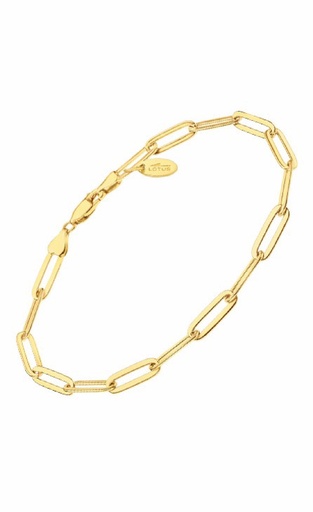 [LP3200-2/2] Pulsera Lotus Silver Trendy Eslabones Dorado LP3200-2/2