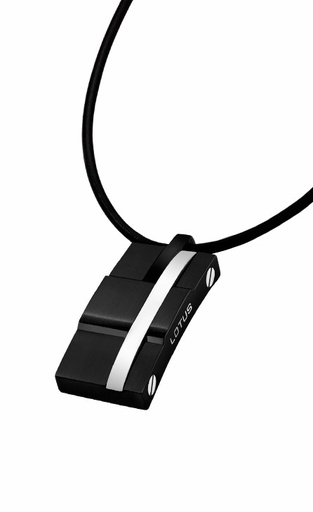 [LS1316-1/2] Collar Lotus Style Men in Black Acero LS1316-1/2