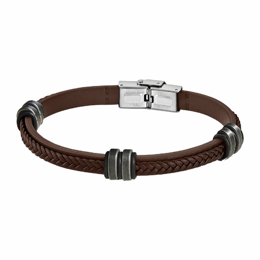 [LS1829-2/A] Pulsera Lotus Style Urban Man Marrón LS1829-2/A