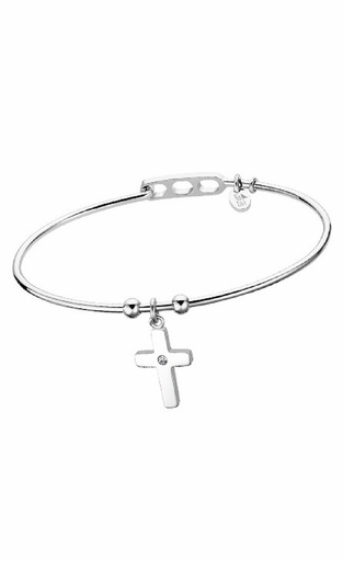 [LS2015-2/4] Pulsera Lotus Style Millennial Cruz Mujer Acero Inoxidable LS2015-2/4