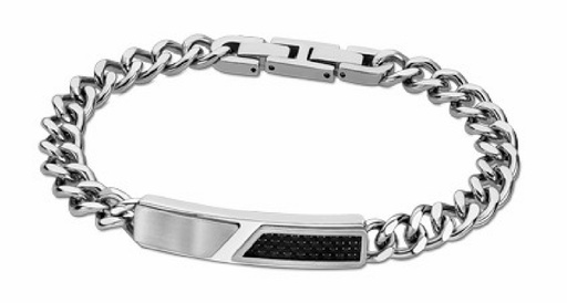 [LS2058-2/1] Pulsera Lotus Style Black Hombre Acero Inoxidable LS2058-2/1