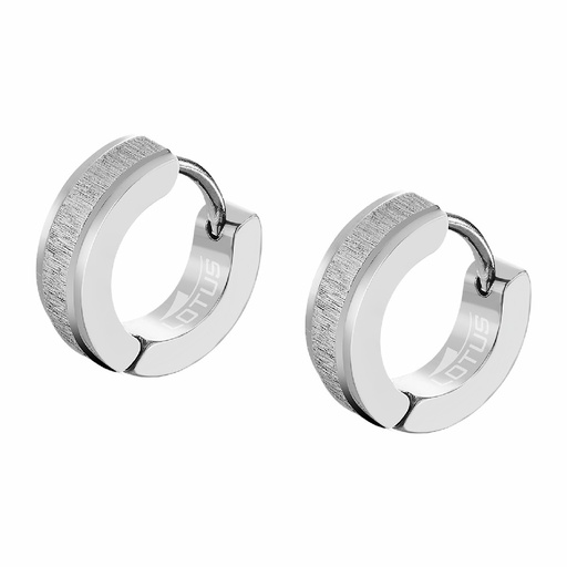 [LS2152-4/1] Pendientes Lotus Style Hombe Acero LS2152-4/1