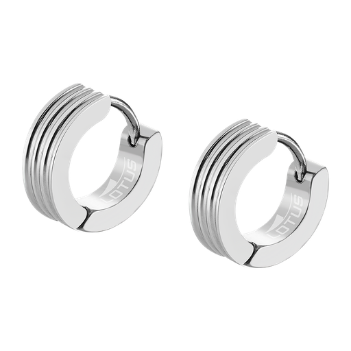 [LS2154-4/1] Pendientes Lotus Style Hombre Acero Inox LS2154-4/1