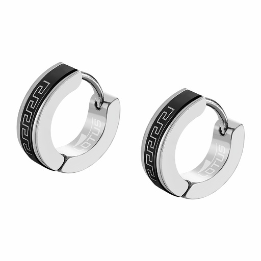 [LS2159-4/1] Pendientes Lotus Style Hombre Acero Inox LS2159-4/1