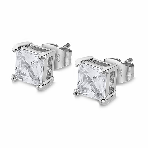 [LS2166-4/1] Pendientes Lotus Style Hombre Acero Circonita LS2166-4/1