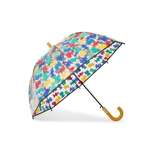 [RAIN-1907-107] Paraguas Tous Niño/a Transparente Kaos Multicolor