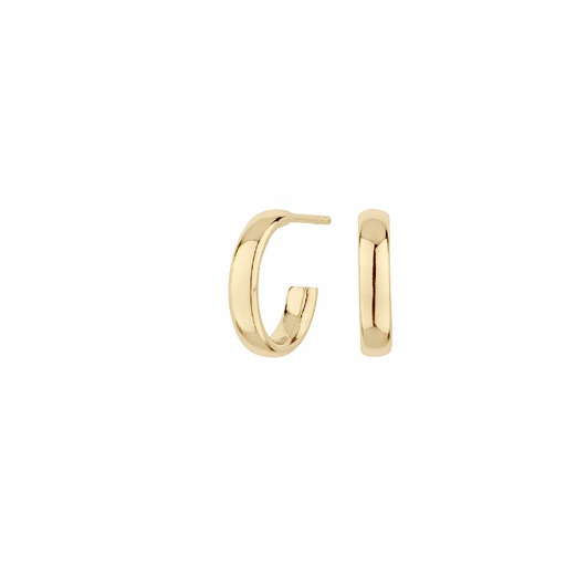 [SEA-200-153-03] Pendientes Itemporality Melbourne Oval Plata Chapada