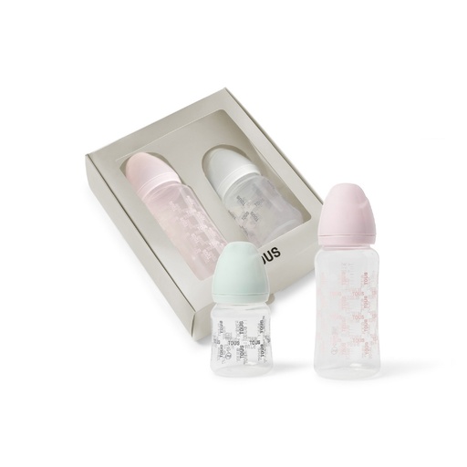 [SQUARE-1801-47] Pack 2 Biberones Tous Baby Square Rosa SQUARE-1801-47