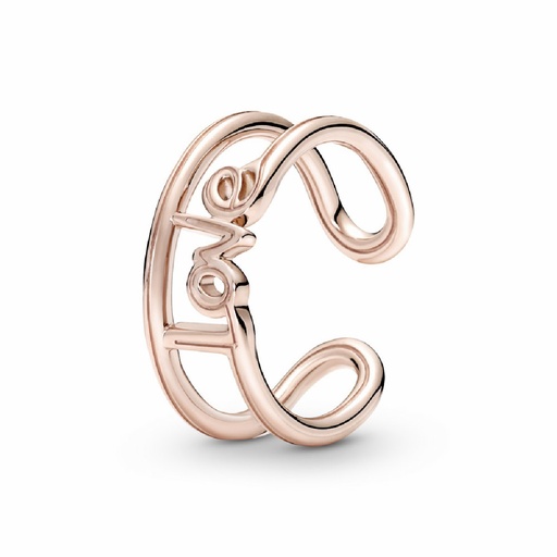 Anillo Pandora Abierto Me Love Rose